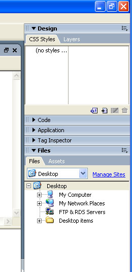 Design and Site Panels