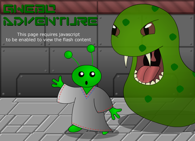 Gwebo and a translucent blob