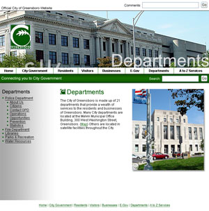 Template C: Departments