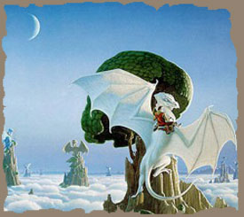 Jaxom and Ruth the white dragon